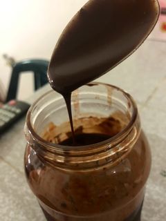 Una foto de Sirope de chocolate casero
