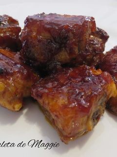 Una foto de Costillas de cerdo a la barbacoa