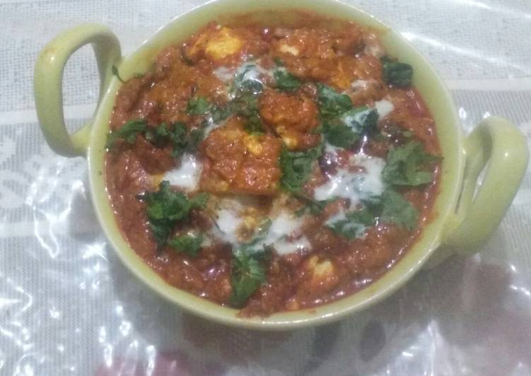 Recipe of Super Quick Homemade Paneer butter masala