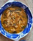 Tinga de pollo con verdolagas