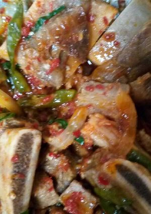 Foto resep Iga tumis pedas