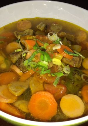 Foto resep Sop Daging Asam Pedas