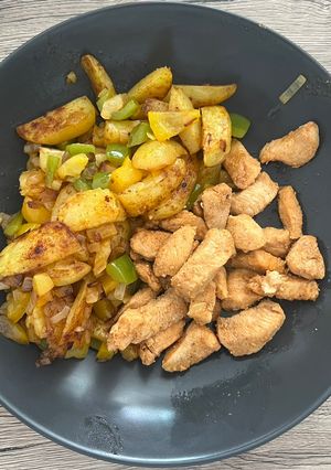 Une photo de Poulet mariné à la sauce soja