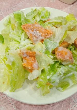 A picture of Simple Ceasar Salad.