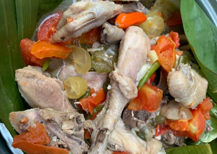 Resep Garang Asem Ayam Kampung (no ribet) yang Enak Banget