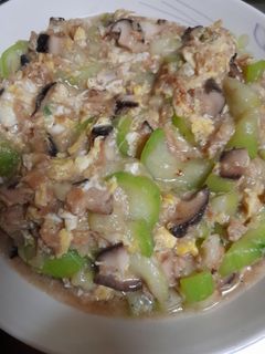 絲瓜燕麥滑蛋 的食譜成品照片