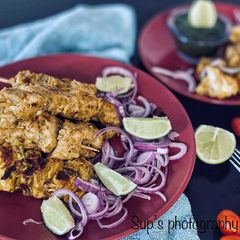 A picture of Chicken Malai kebab.