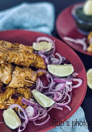 A picture of Chicken Malai kebab.