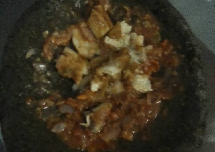 Sambal terong penyet