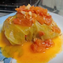 Stuffed Cabbage Rolls A picture of Stuffed Cabbage Rolls.