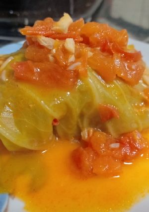 A picture of Stuffed Cabbage Rolls.