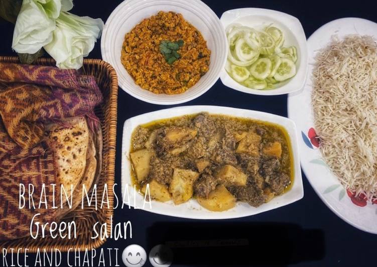 Easiest Way to Make Any-night-of-the-week Green motton Salan