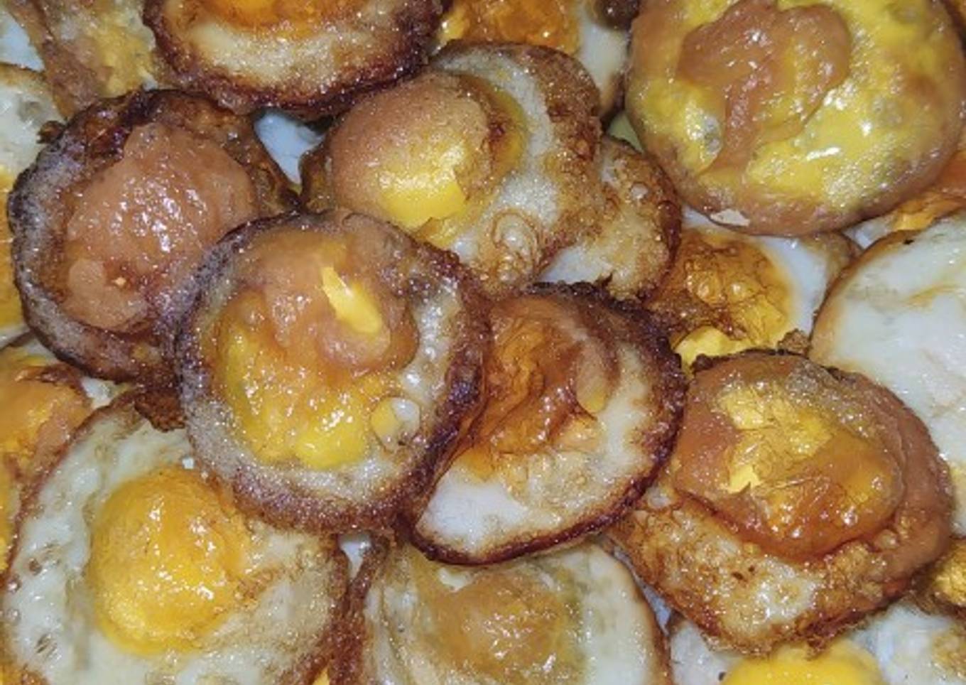 Telur puyuh goreng simple