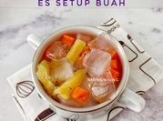 Gambar setup nanas kayu manis dan nata de coco