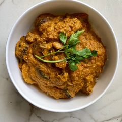 A picture of Mushroom Curry #vegan #easyrecipe.