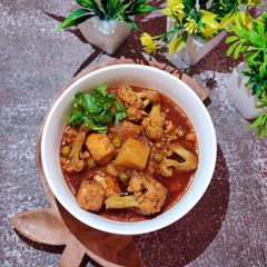 A picture of MIX VEG ROGAN JOSH (an innovative kashmiri cuisine recipe)...