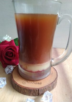 Foto resep Es Kopi Susu Mawar