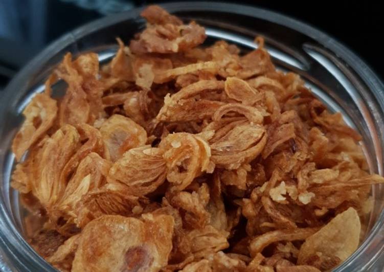 Cara Gampang Menyiapkan Bawang Goreng Renyah (BAGOR), Menggugah Selera