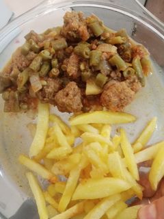 عکسی از دستور خوراک لوبیا سبز