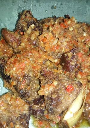 Foto resep Daging Sapi Rica Pedas