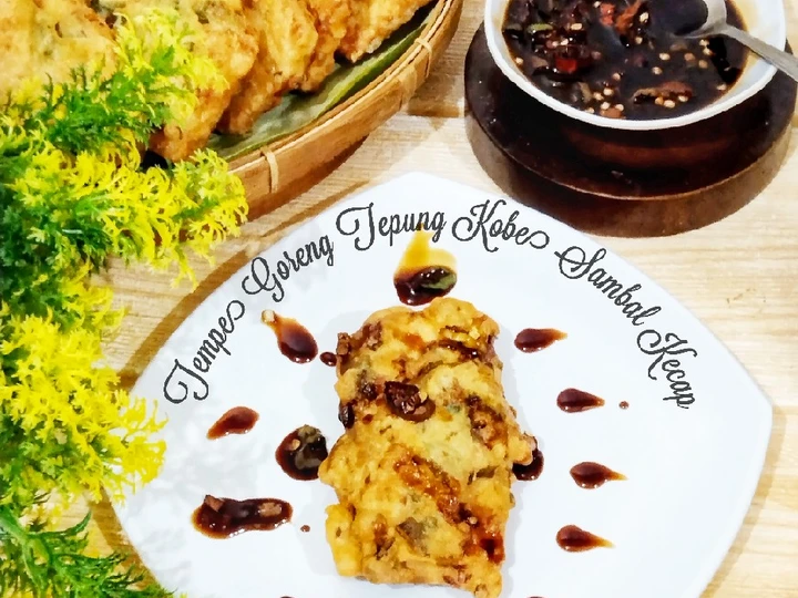 Langkah Gampang Membikin Resep Tempe Goreng Tepung Kobe Sambal Kecap yang Enak Banget Anti Ribet, Mantap
