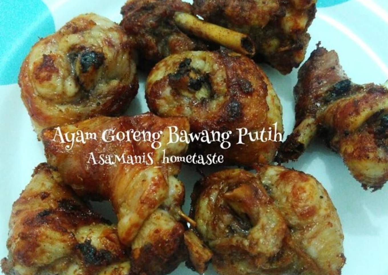 Ayam Goreng Bawang Putih tersimpel antigagal