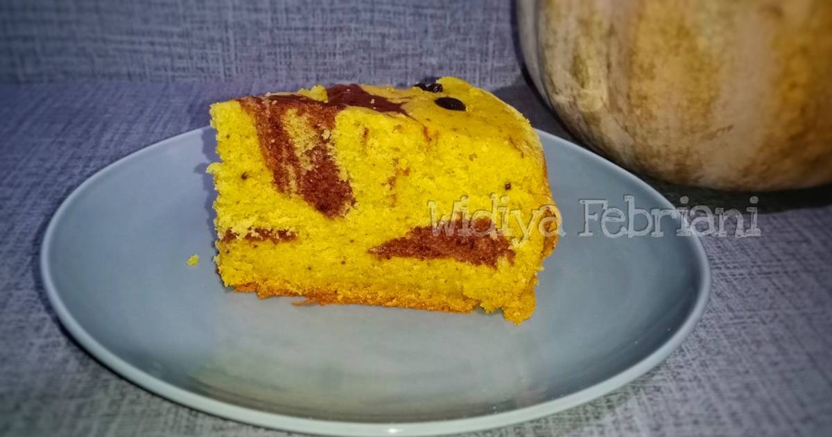 Resep Pumpkin Butter Cake Rice Cooker oleh Widiya Febriani Cookpad