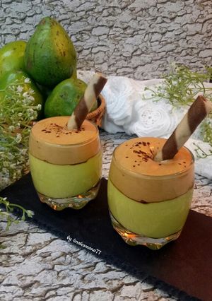 Foto resep Avocado Dalgona coffee