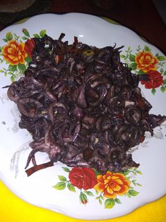 Foto resep Tumis Cumi Hitam Simple