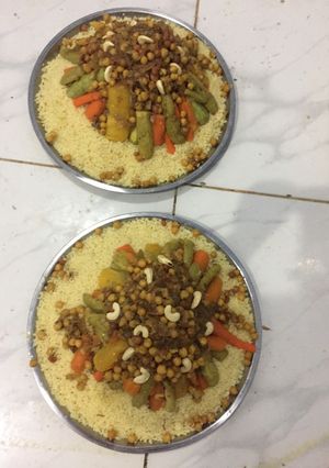 A picture of Moroccan Couscous.