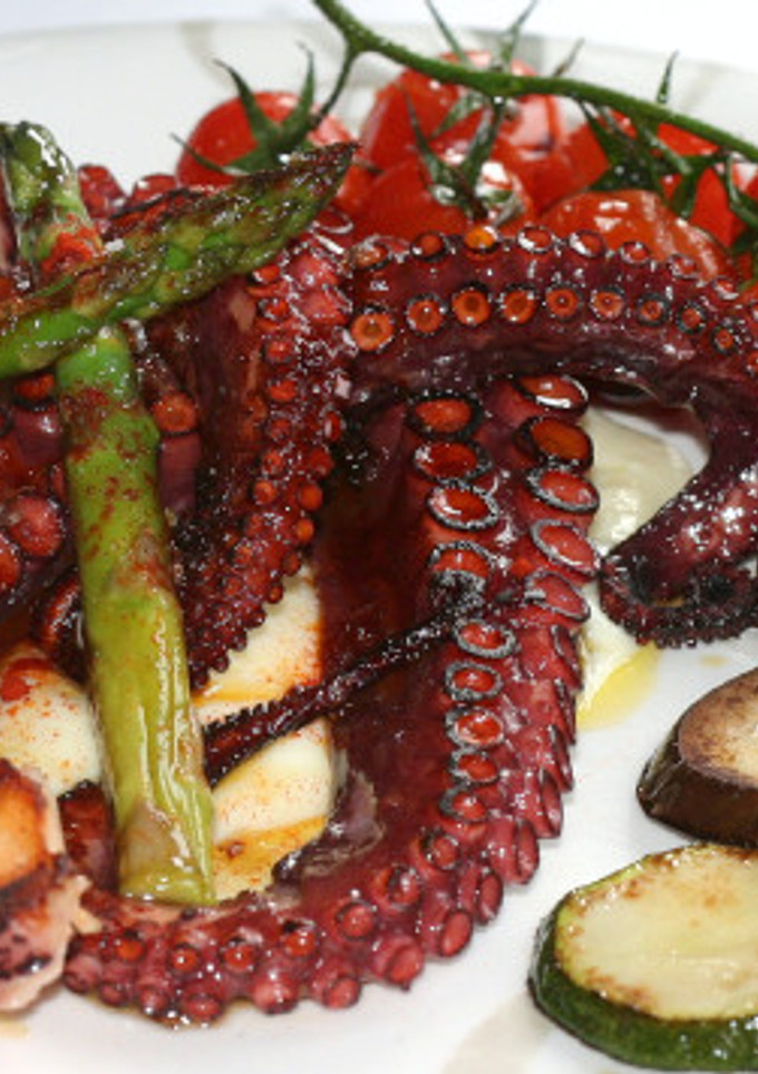 Una foto de Pulpo a la Plancha