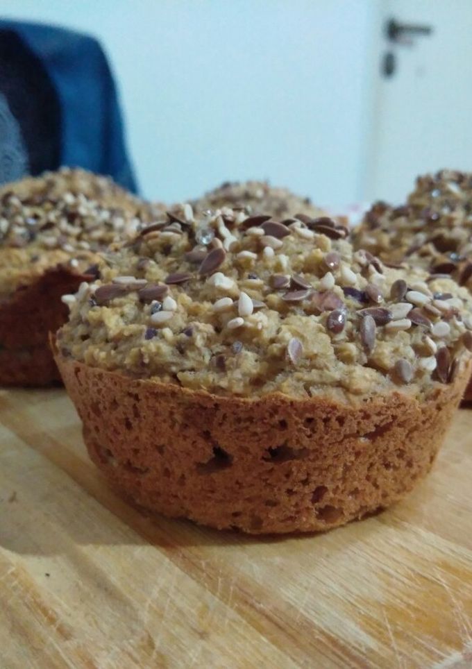 Una foto de Muffins light de manzana