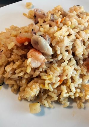 Una foto de Arroz del senyoret(señorito) fácil