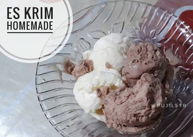 resep cara buat Es Krim (tanpa SP)