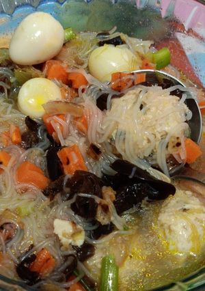 Foto resep Sup Bola Ayam Jamur