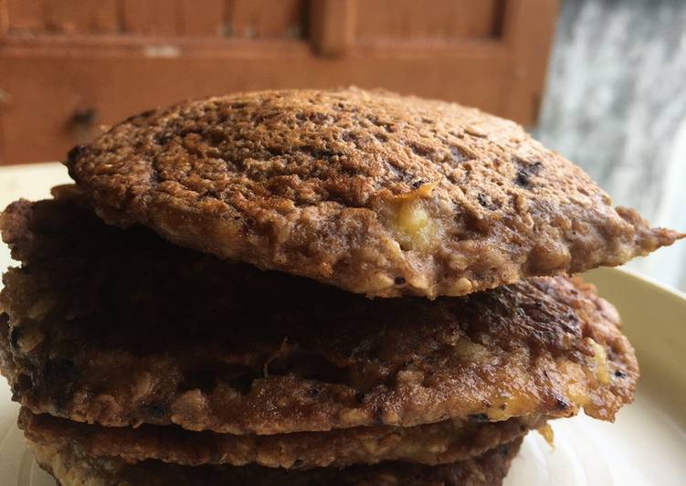 Banana Oatmeal Pancake (low calories and for diabetics)