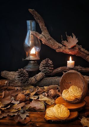 عکسی از دستور کوکی زعفرانی ترک دار✨