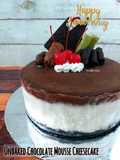 Unbaked Chocolate Mousse Cheesecake