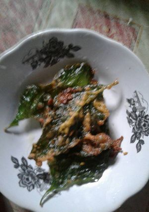 Foto resep Peyek bayam gurih