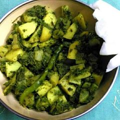 A picture of Radish greens.