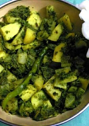 A picture of Radish greens.