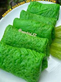 Foto resep Dadar Gulung kelapa putih