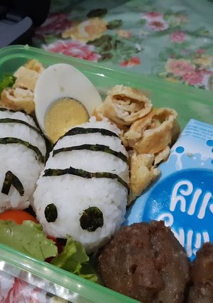 Foto resep Ide bekal bento - 4 (lebah)
