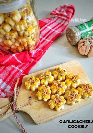 Foto resep Garlic&cheese cookies