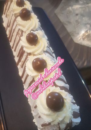 A picture of Pyramid cheesecake.