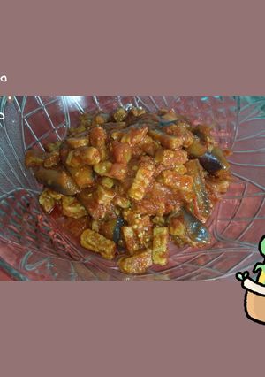 Foto resep Tempe Terong Balado