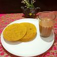 Cornmeal Biscuit Masala Bhakri