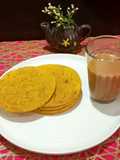 Cornmeal Biscuit Masala Bhakri