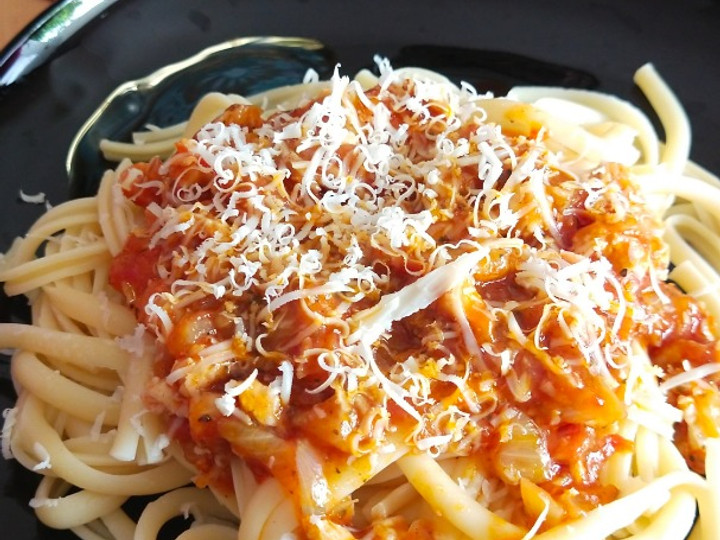 Anti Ribet, Buat Spageti with homemade bolognese saus Enak