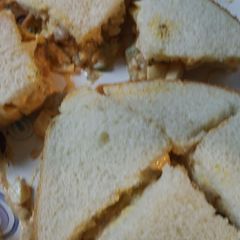 A picture of Egg Salad with some extras.